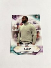 Omos Rookie 2021 Topps WWE Base Card # 124
