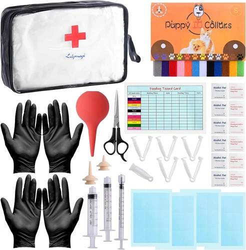 Puppy Kitten Whelping Kit Birthing Supplies for Newborn Puppies and Kittens