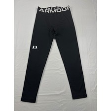 Under Armour Boys ColdGear Fitted Black Size Medium M Base Layer Tights