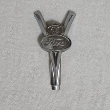 1937 Ford Trucks V8 Hood Grill Ornament Oem 4558 Chrome Diecast Ford 85 Read