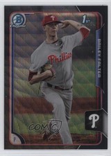 2015 Bowman Draft Chrome Asia Exclusive Black Wave Refractor Bailey Falter t5p