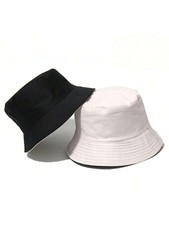 Reversible Unisex Bucket Hat Summer Beach UV Protection Travel Fisherman Cap