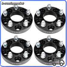 4 Pcs 1 25mm 5x4.5 M14x1.5 Studs Wheel Spacers For Ford Mustang Explorer Hub