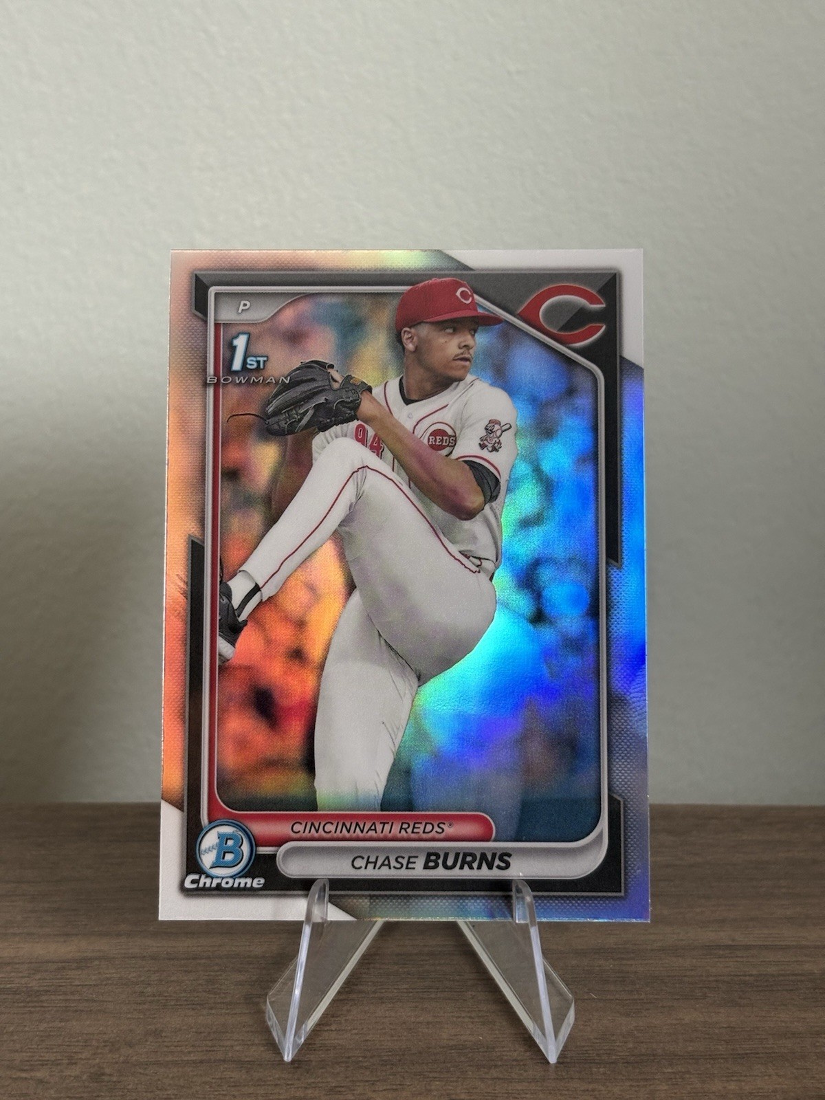 2024 Bowman Draft Chrome Chase Burns Refractor #BDC-55 Bowman 1st