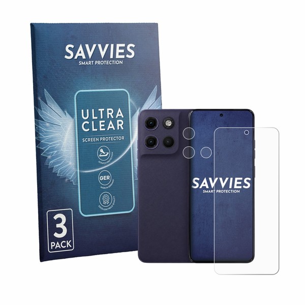 6X Schutzfolie FüR Motorola Moto G17 (Display+Kamera) Display Schutz Folie-image
