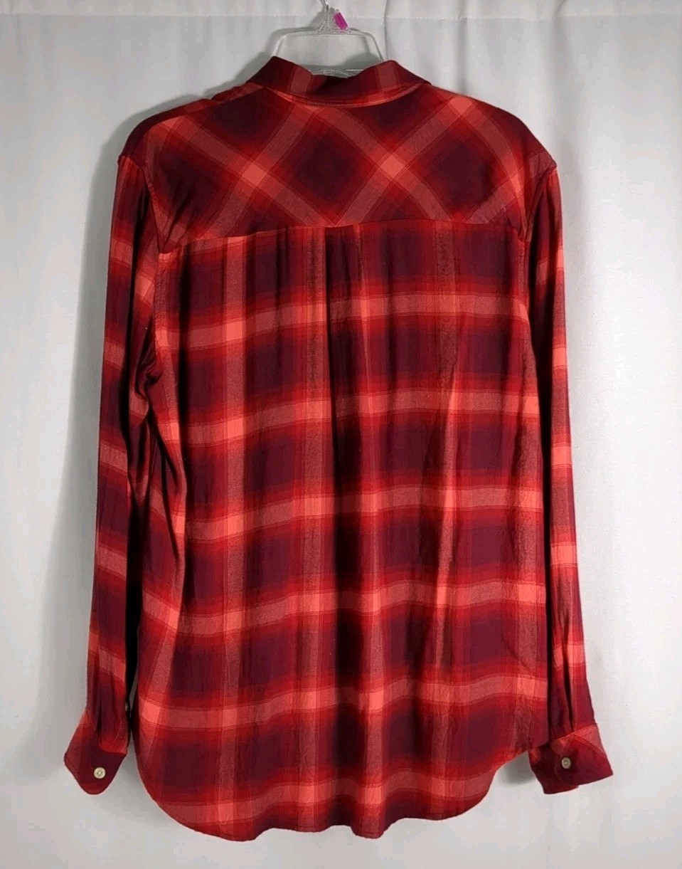 Gap + Pendleton Red Plais Extremely Soft Flannel … - image 6