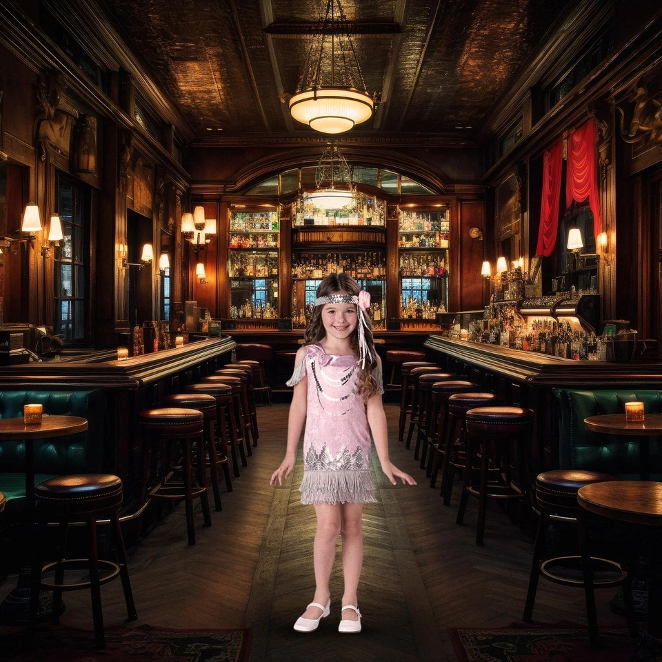 Disfraz de flapper de fantasía para niño Foto 4 de 4