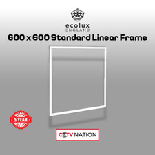Ecolux 48W 600x600 Standard Linear LED Frame | 4800lm | 6500K | IP20 | 5 Year Wa