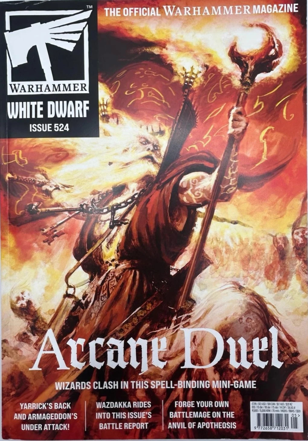 Games Workshop Warhammer White Dwarf Magazine Issue 524
