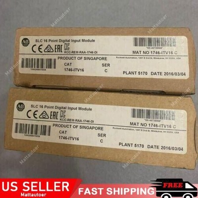New Factory Sealed AB 1746-ITV16 SER C SLC 16 POINT DIGITAL INPUT MODULE