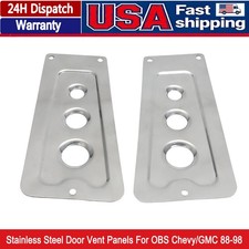 Door Vent Panels For 88-98 Obs Chevygmc Upgrade Interior Door Vent Stainless Door Vent Panels For 88-98 Obs Chevygmc Upgrade Interior Door Vent Stainless