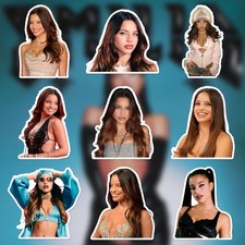 Emilia Mernes Stickers - Waterproof Die-Cut Vinyl Stickers - 9 PCS Stickers