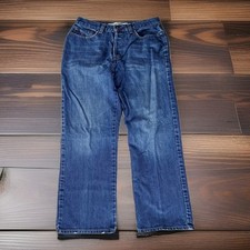 Straight Leg Jeans Tommy Hilfiger Medium Wash 30x32 Button