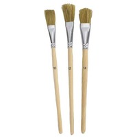 Pinselset Lackpinsel Set 3Tlg. GrößE 10, 12 Und 14 Helle Borsten