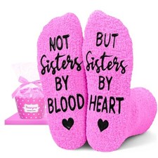 Retirement Bestie Socks - Congratutions Gifts, Sister By Heart Light Pink