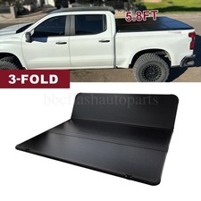 Toyota Tonneau Covers 5FT Hard Tri-Fold Tonneau Cover Truck Bed For 2016-2023 Toyota Tacoma Waterproof