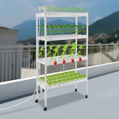 4-Tiers Hydroponic Grow Kit Planting Equipment Hydroponic Growing Baskets Sets