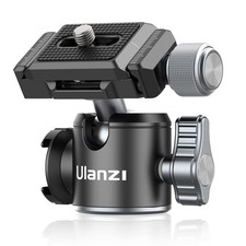 ULANZI U-80L Ball Head for 1/4" Tripod - 360 Rotating Panoramic Mount With Ar...