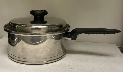Lifetime Stainless Steel 9-inch Sauce Pan 3-Quart 6-Ply USA T304