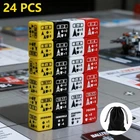 24 PCS Battletech Stats Modifier Dice Full Dice Bundle: Movement Heat & Special