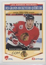 1993-94 Score Jocelyn Lemieux #43 0q3