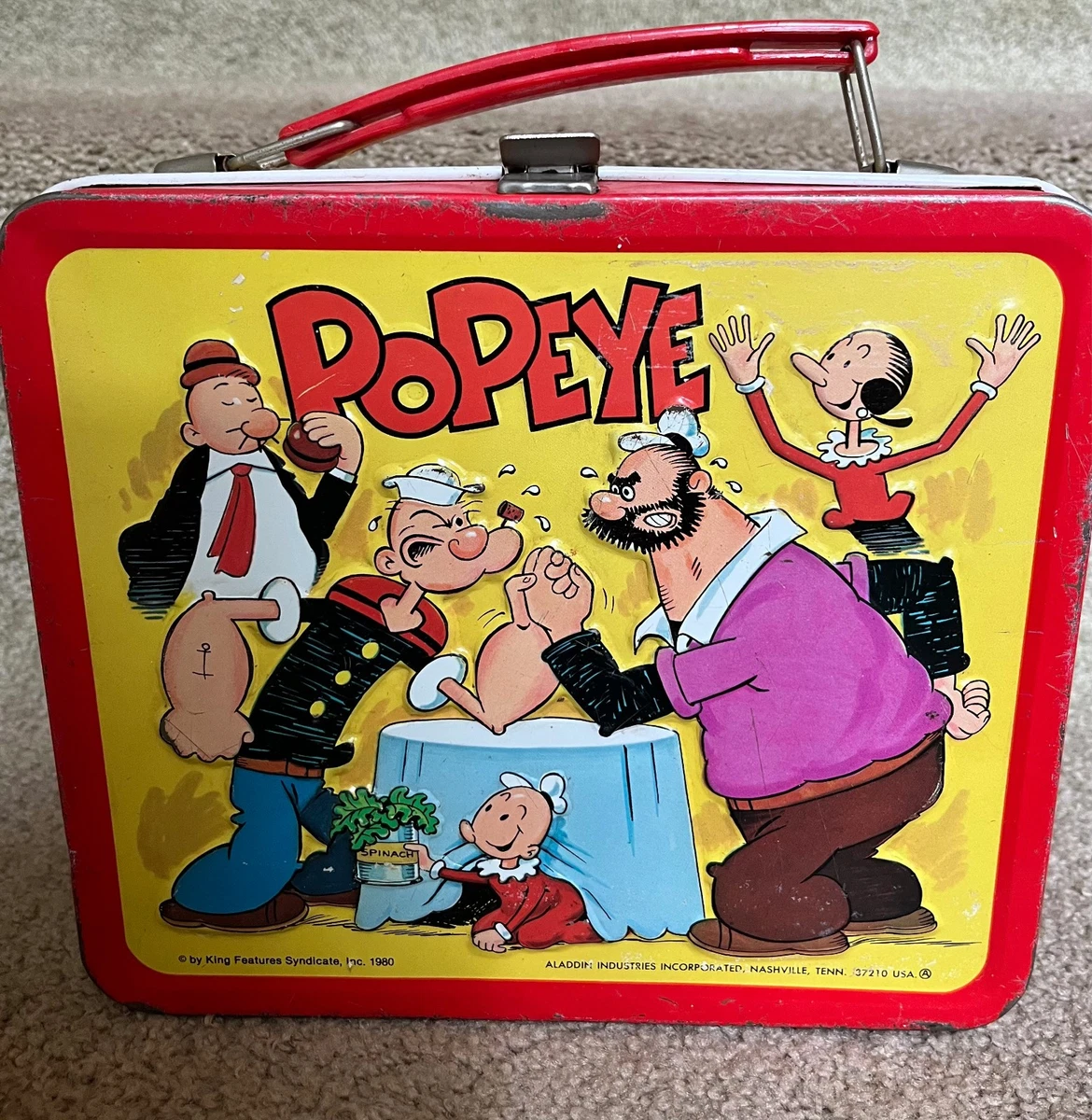 Popeye Lunch Box In Collectible Metal Lunchboxes (1980-1999) for