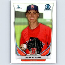 2014 Bowman Draft Jake Cosart #CDP101 Chrome Refractors Boston Red Sox