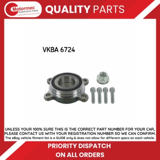 Front SKF VKBA 6724 Wheel Bearing Kit for ALFA ROMEO - Image 2