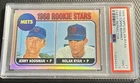 1999 Nolan Ryan Mets PSA 9 Topps 1968 Finest Rookie Refractor w/Jerry Koosman #1