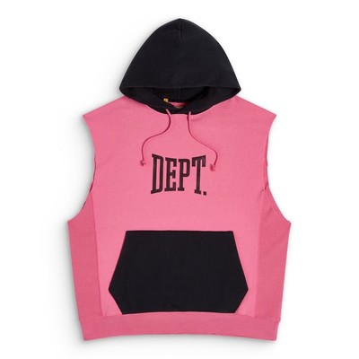 Gallery Dept Boxing Cut Off Hoodie Flo Pink