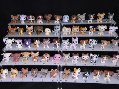 LPS verschiedene Hunde, Littlest Pet Shop Tiere Original! Hasbro, Vintage.