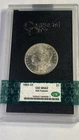 1883-CC Morgan Silver Dollar Carson City CAC Graded MS63 GSA w/ Box & COA