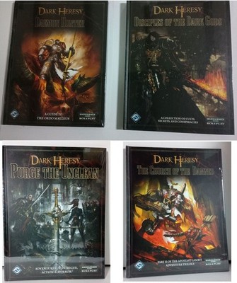 Dark Heresy RPG Lot of 4 Books Brand New Hardcovers Warhammer 40k Roleplaying