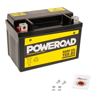 Gel-Batterie Honda CBR 400 R, 86-87 (NC23) wartungsfrei einbaufertig (mit Pfand)