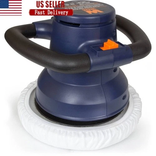 10 Inch Polisher Dual Handle Random Orbital Car Waxer Polishing Kit W/ Bonnets - product listing photo