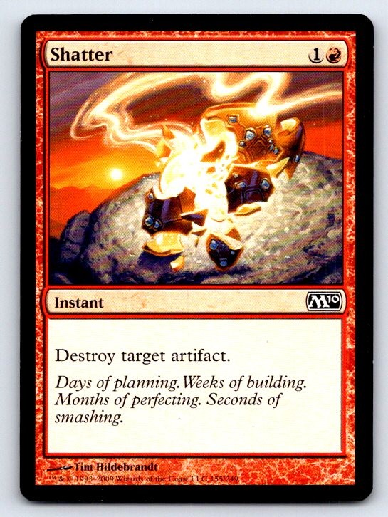 Shatter Common Magic 2010 (M10) Magic: The Gathering