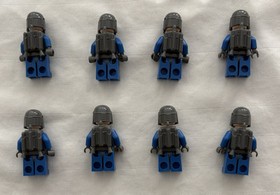 LEGO: STAR WARS (sw0296) Mandalorian Death Watch Warrior - Lot Of 8 - From 7914