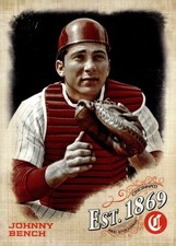 2019 Topps Update #EST-7 Johnny Bench Est. 1869