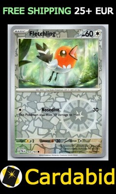 Fletchling - PAL #163/193 SV02: Paldea Evolved Reverse Holofoil NM