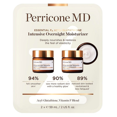 2 PACK PERRICONE MD INTENSIVE OVERNIGHT MOISTURIZER 2 X 59ml/ 2oz Ea