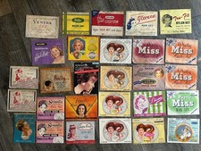 Vintage Hair Net Human Hair Rayon Nylon 28pc Lot 1930's 1940's 1950's Trad Wife