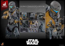 Star Wars Hot Toys TMS155 Clone Commando Gregor 1 6 Scale Figure NEW SEALED