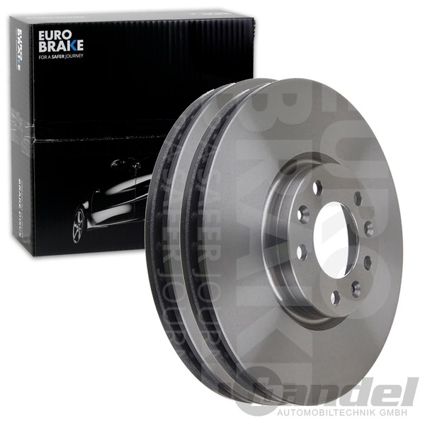 2X Eurobrake Bremsscheiben 304Mm BelÜFtet Vorne Passend FÜR CitroËN Berlingo C4-image