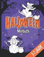 Halloween-Malbuch FüR Kinder 3-7 Jahre, 30 Illustrationen, Ausmalen, Geschenk