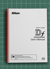 Nikon Df User Manual Owners Guide Reference 394 Pages USA Made