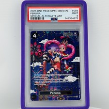 PSA 9 Perona SP OP06-093 OP14 One Piece Card English Alt Art Potential 10