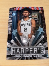 2025-26 Bowman Basketball Harper’s Heat Check Cards Refractor #HS-4
