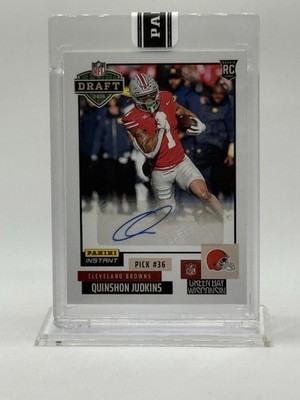 2025 Panini Instant CFB/NFL Quinshon Judkins RC #NFLDN-26 AUTO Sealed #'d /99
