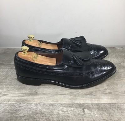 Allen Edmonds 'Arlington'  Leather Longwing Kiltie Tasseled Wingtips Loafers 13
