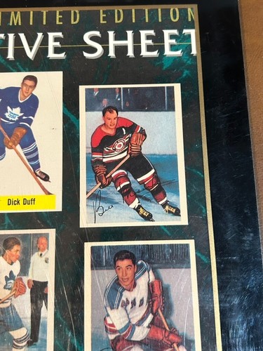 1992 - 93 Parkhurst Limited Edition Commemorative Sheet Promo Hockey Framed - Picture 5 of 12